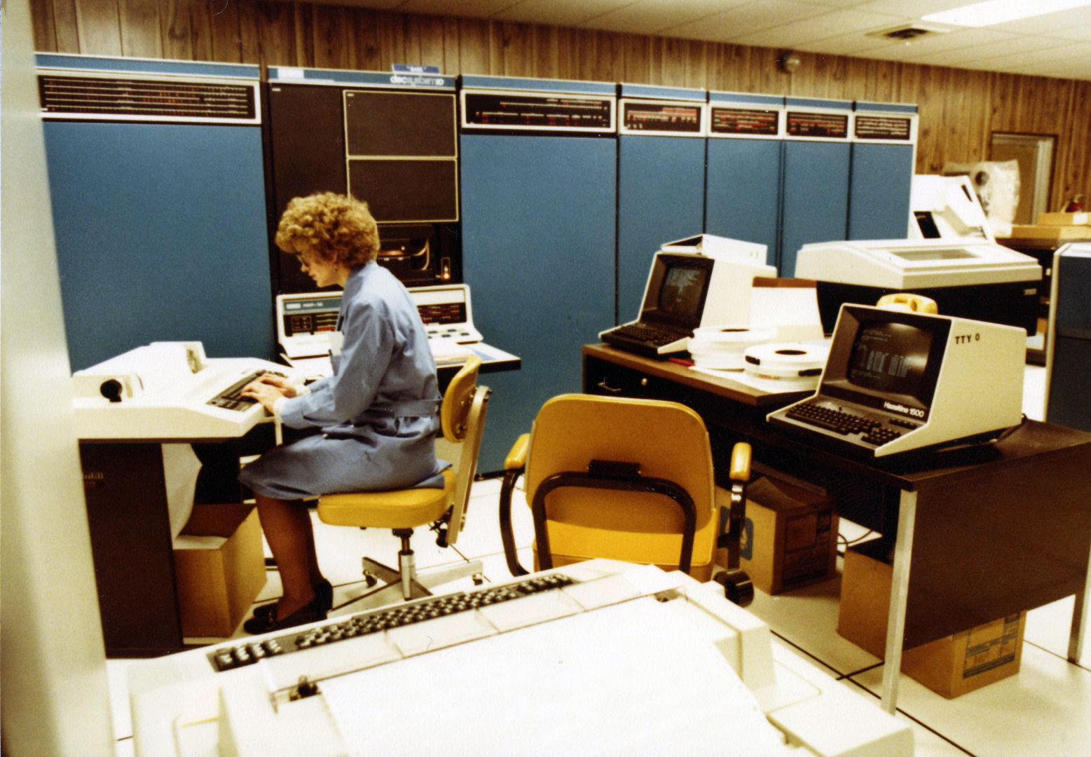 Eastern Montana College computer annex, 1980s